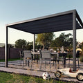 Pérgola de alumínio NATERIAL MANEA 350X260CM CINZA ESCURO