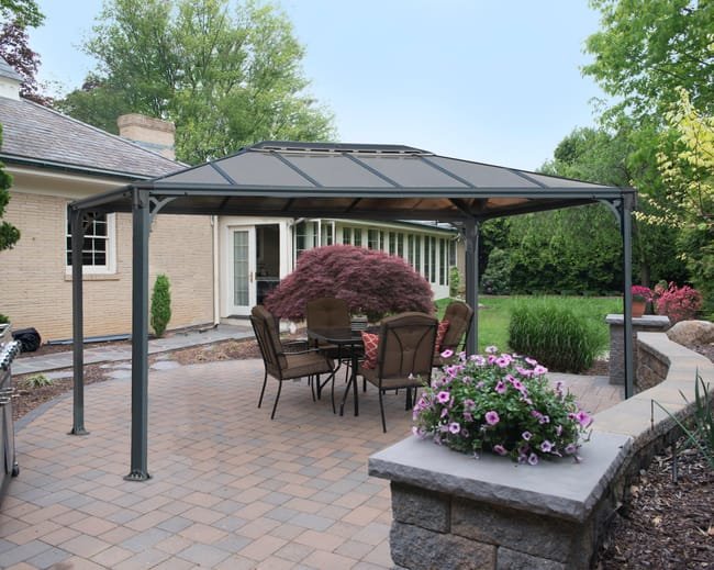 Pérgola de alumínio 3×3,6 Martinique Gazebo