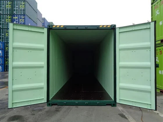 Recipiente Marítimo VERde de 40 PÉS de ALTO CUBO – Novo