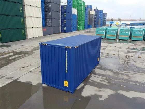 Recipiente de CUBO ALTO AZUL de 20 PÉS – Novo