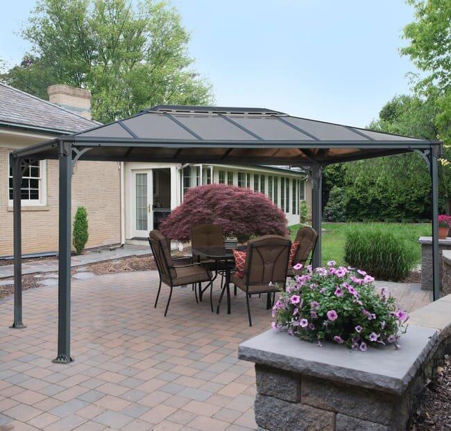 Pérgola de alumínio 3×3,6 Martinique Gazebo