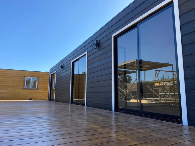 CASA de CARPINTEIRO 12X3,0MT / 2 QUARTOS