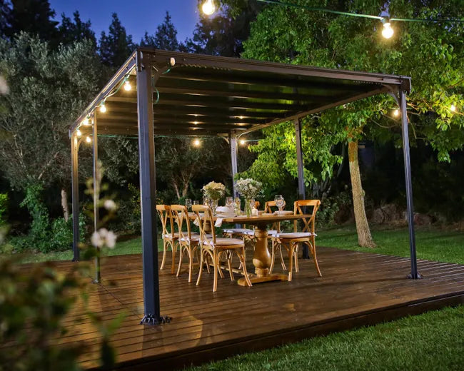 Pérgola de alumínio 426×309 cm Miçano Gazebo