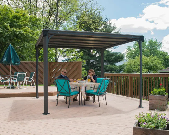 Pérgola y gazebo con cubierta de Alumínio 309cm