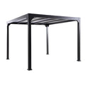 Pérgola de alumínio NATERIAL BOREA 3X3M CINZA
