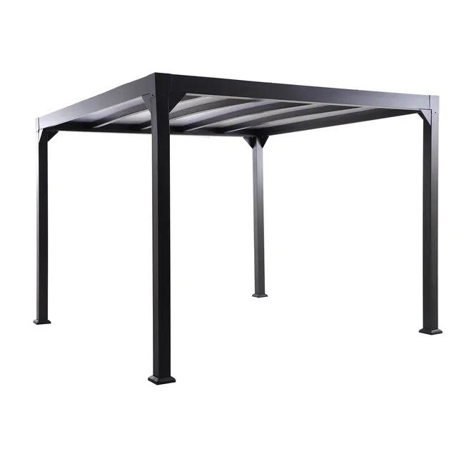 Pérgola de alumínio NATERIAL BOREA 3X3M CINZA
