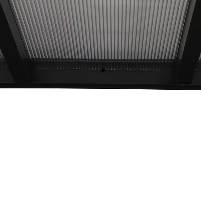 Pérgola de parede em alumínio NATERIAL BOREA 3X3M ANTRACITE