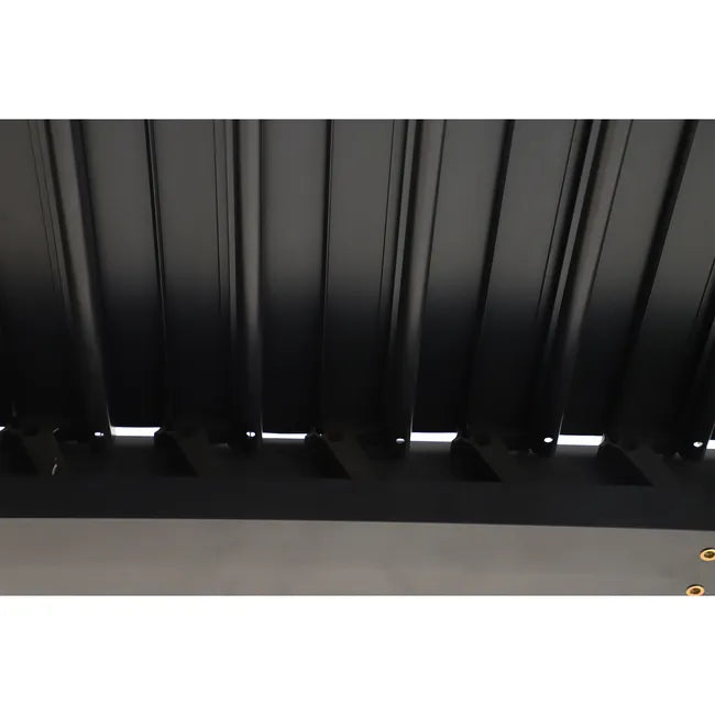 Pérgola bioclimática alumínio 3,13×1,98m antracite Naterial Clima